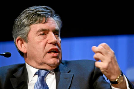 Gordon Brown: free OS data from 1 April. Photo: World Economic Forum