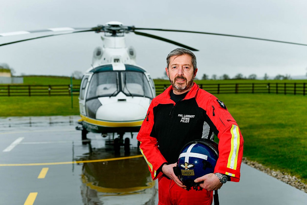 Pilot Phil Lambert is looking forward to flying the replacement helicopter. Photo: Stuart Walker