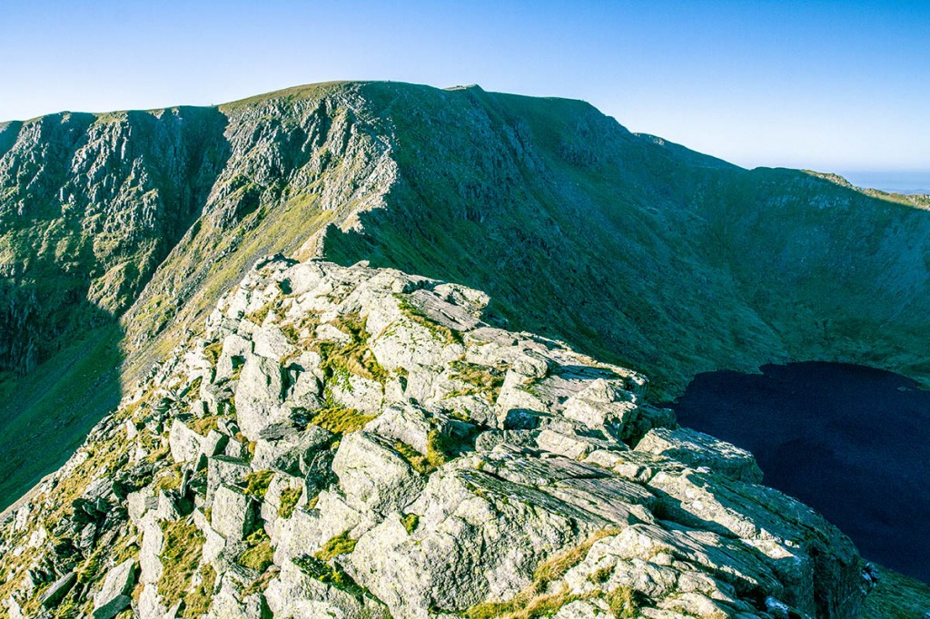 The cyclist's body was found after a search on the headwall of Helvellyn. Photo: Bob Smith Photography