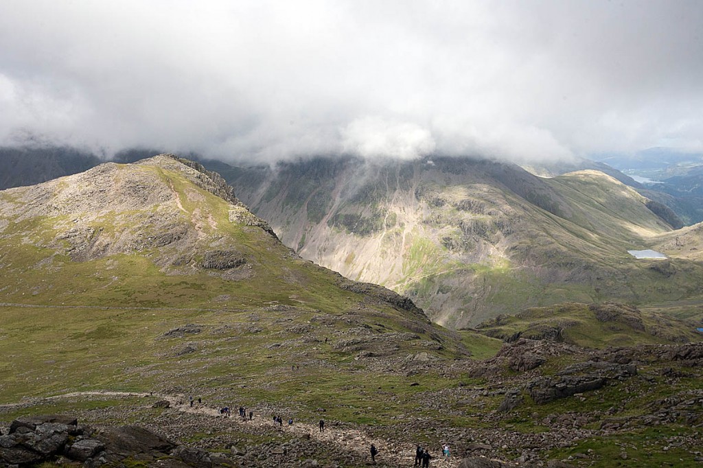 The walkers were located near Lingmell Col. Photo: Bob Smith/grough