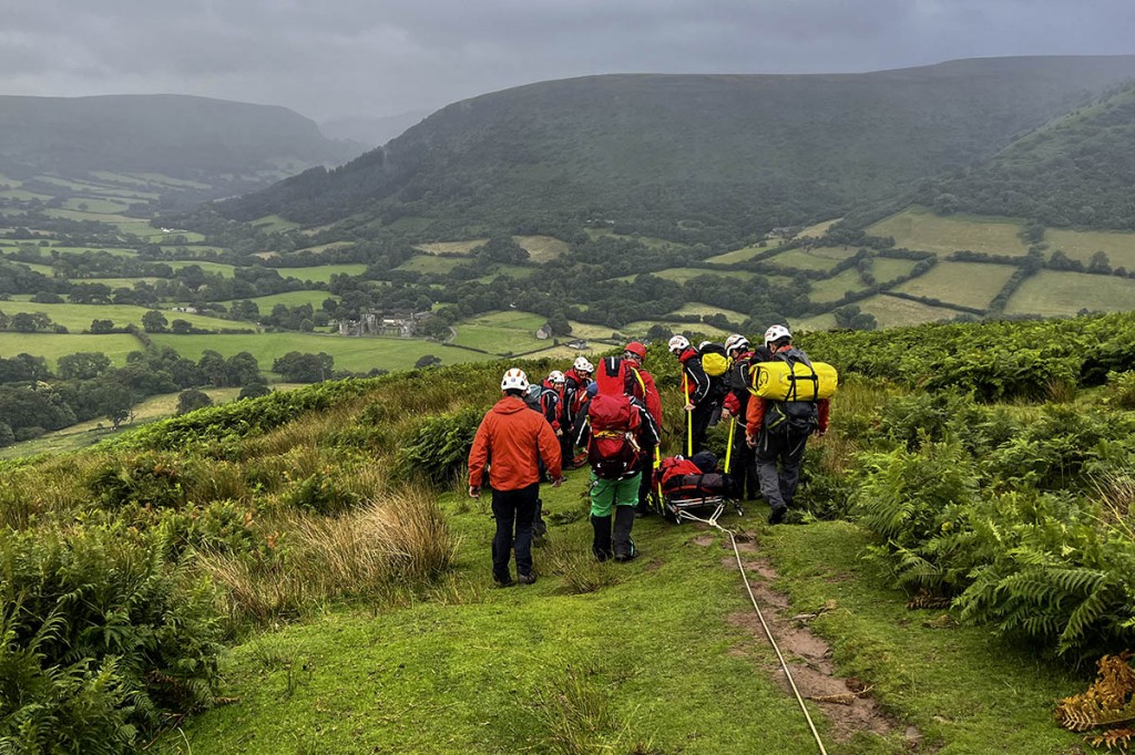 The team covers the Black Mountains and parts of Herefordshire. Photo: Longtown MRT