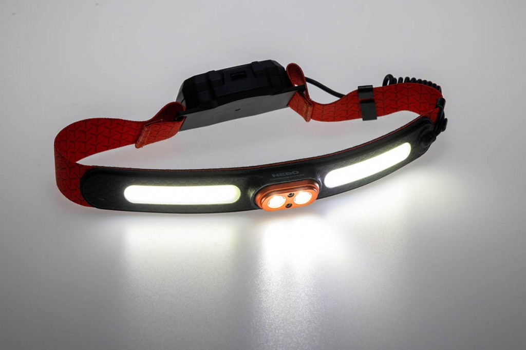 Nebo CurvBeam 600 Flex headtorch. Photo: Bob Smith Photography