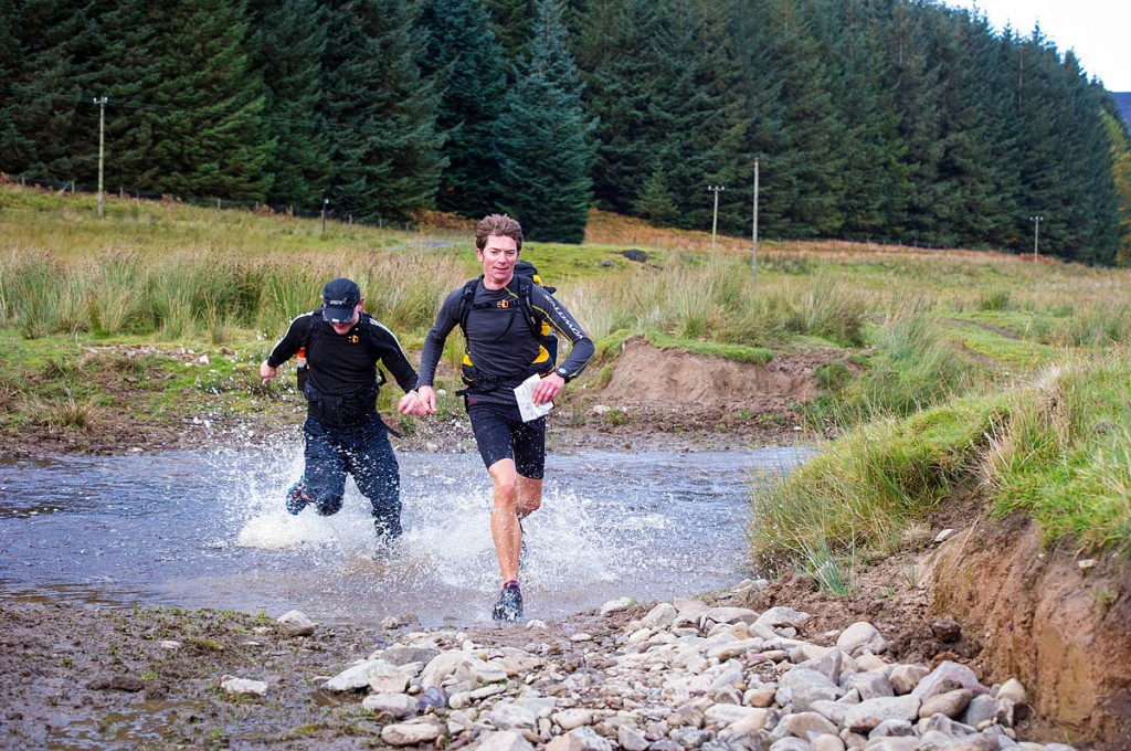 Competitors get their feet wet during the OMM. Photo: Victoria Middleton