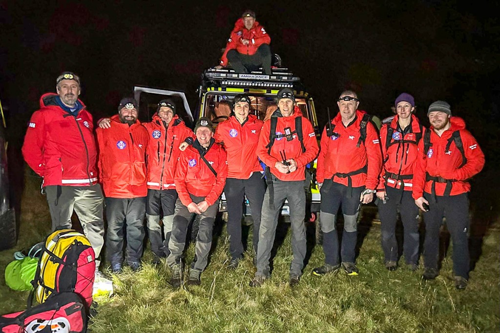 The Patterdale team completed its 100th callout. Photo: Patterdale MRT