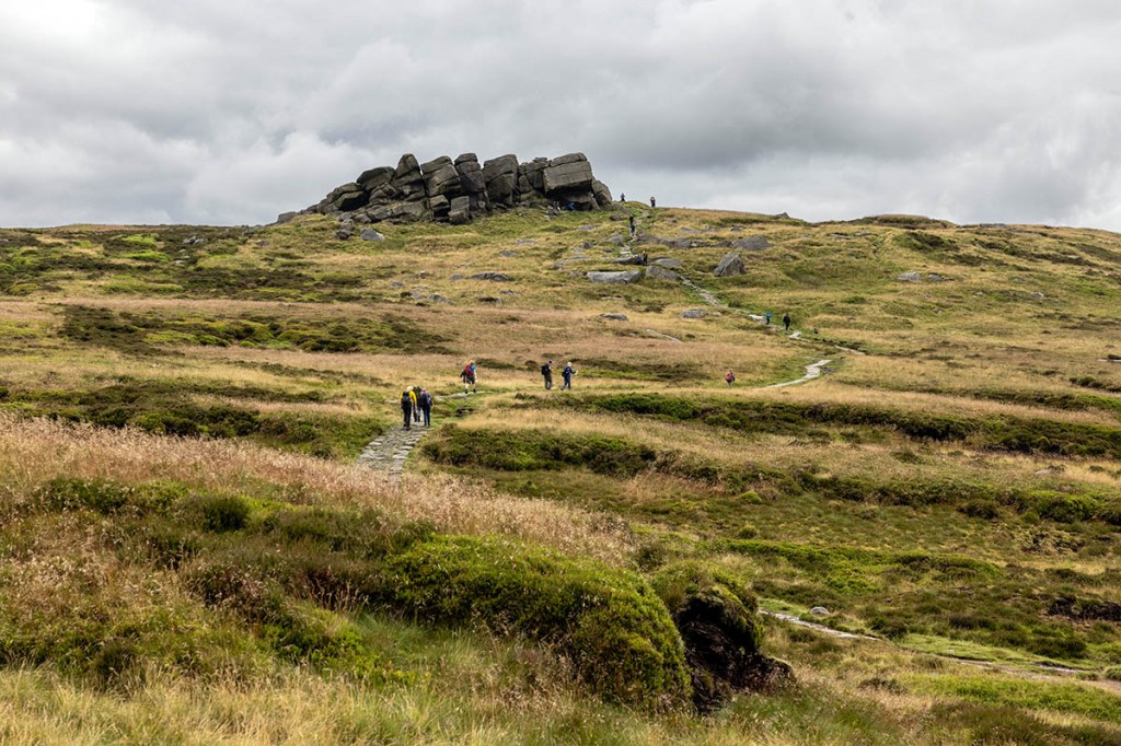 Edale Rocks on Kinder Scout. Photo: Bob Smith Photography