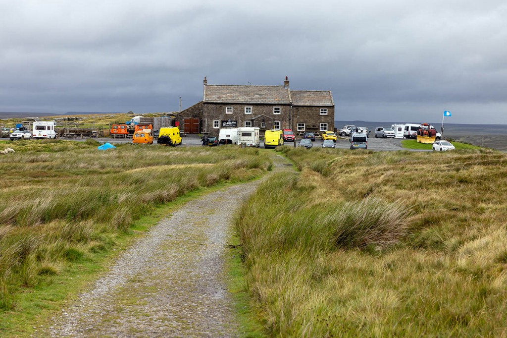 The busy Tan Hill Inn. Photo: Bob Smith Photography