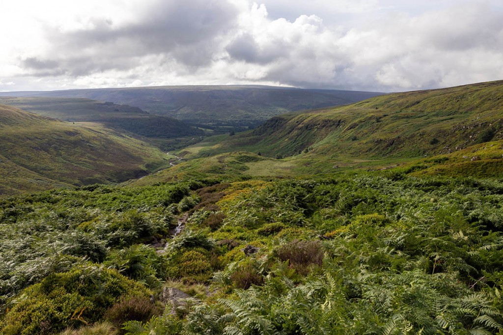 Looking back to Crowden and Bleaklow. Photo: Bob Smith Photography