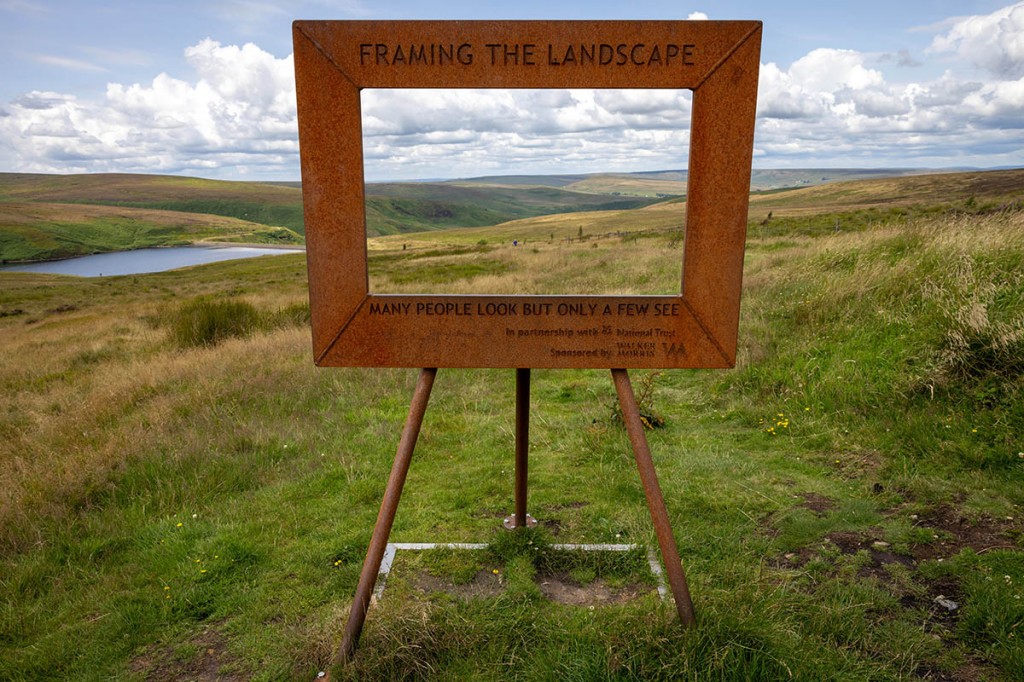 The Framing the Landscape sculpture at Wessenden Head. Photo: Bob Smith Photography