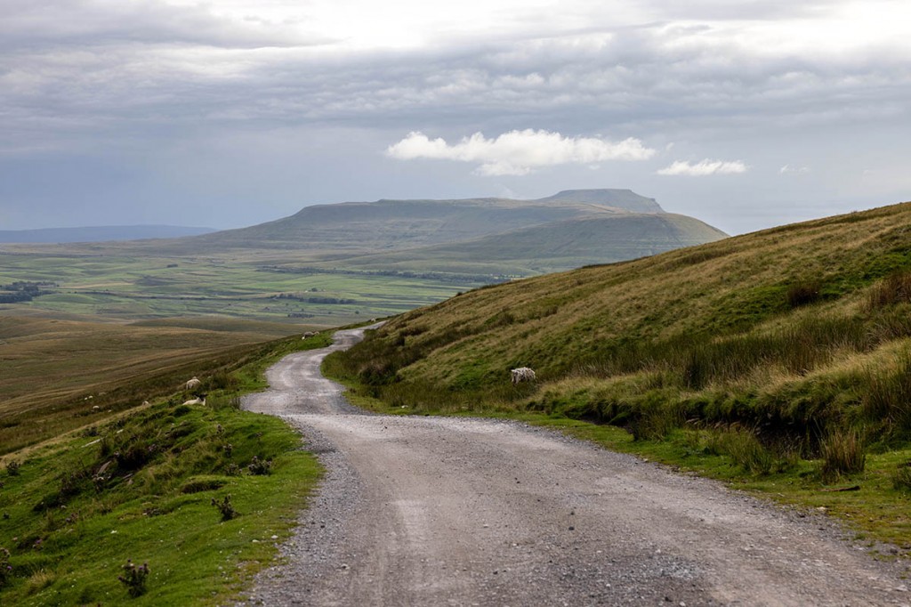 Cam High Road, with Ingleborough in the distance. Photo: Bob Smith Photography