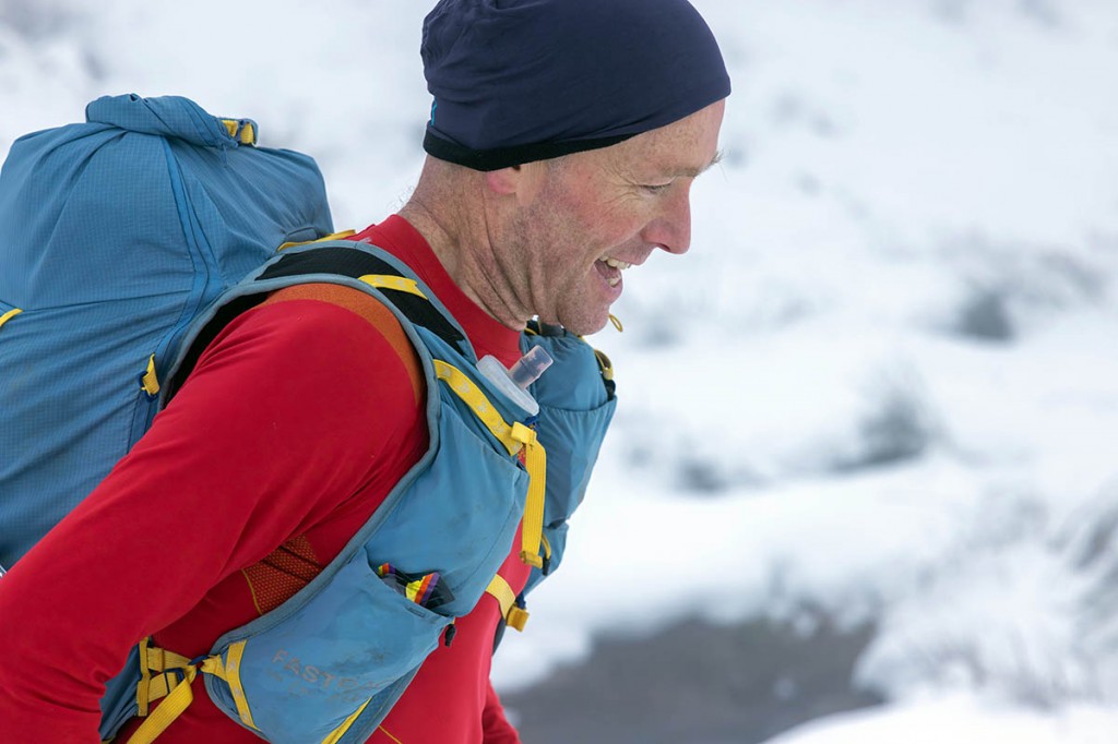 Kim Collison on his way to victory in the 2025 Montane Spine Race. Photo: Bob Smith Photography