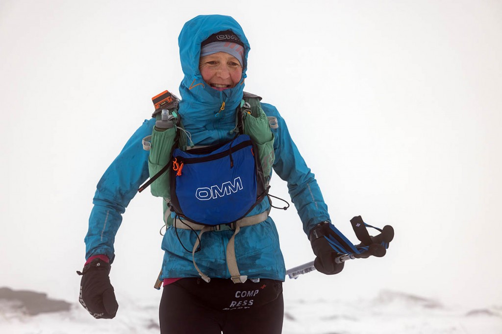 Lucy Gossage leads the women's race. Photo: Bob Smith Photography