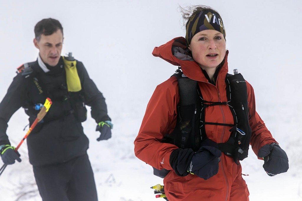 Robyn Cassidy heads the women's race, in seventh overall place. Photo: Bob Smith Photography