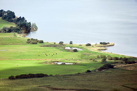 The route crosses the RSPB reserve close to Loch Leven's shores. Photo: Richard Webb CC-BY-SA-2.0