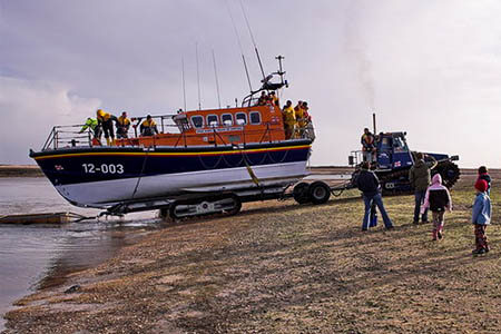 The Wells RNLI lifeboat was one of three vessels involved in the aborted search. Photo: Dennis Smith CC-BY-SA-2.0